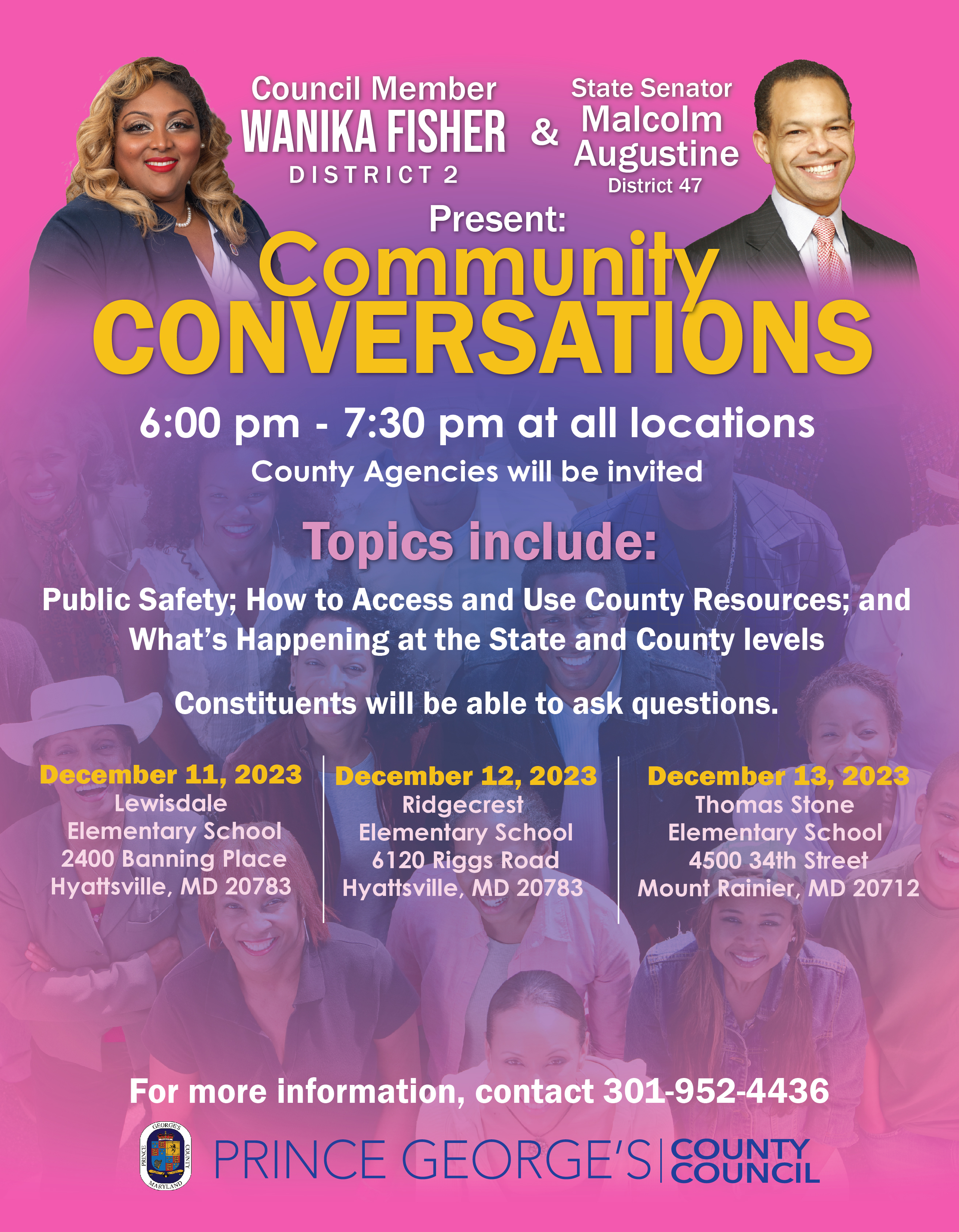 FisherCommunityConversationsEventDec23