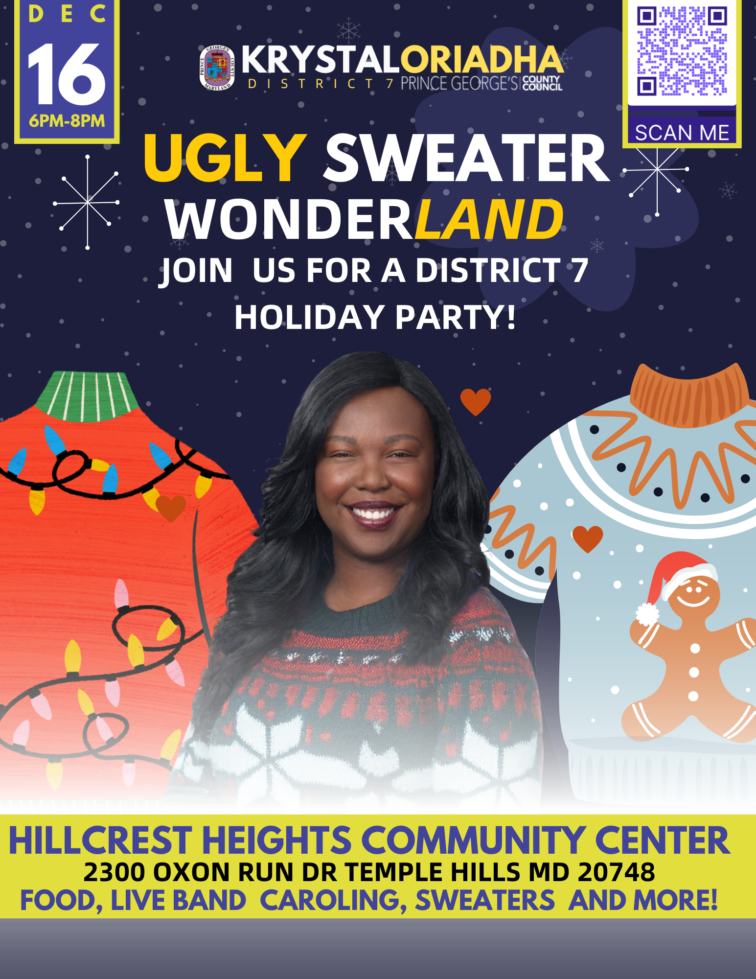OriadhaGreenUglySweaterParty24