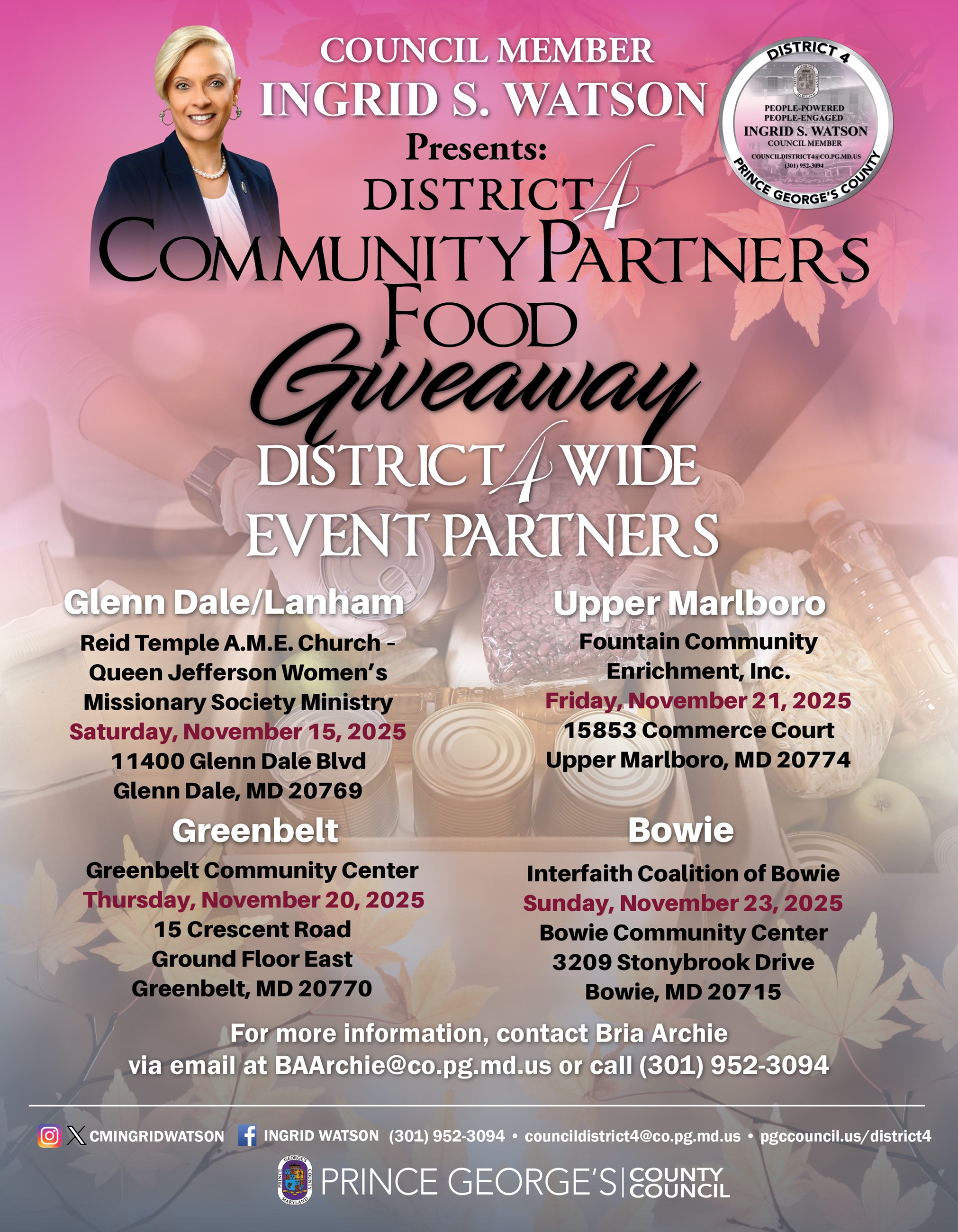 WatsonCommunityFoodGiveawayPartners2025