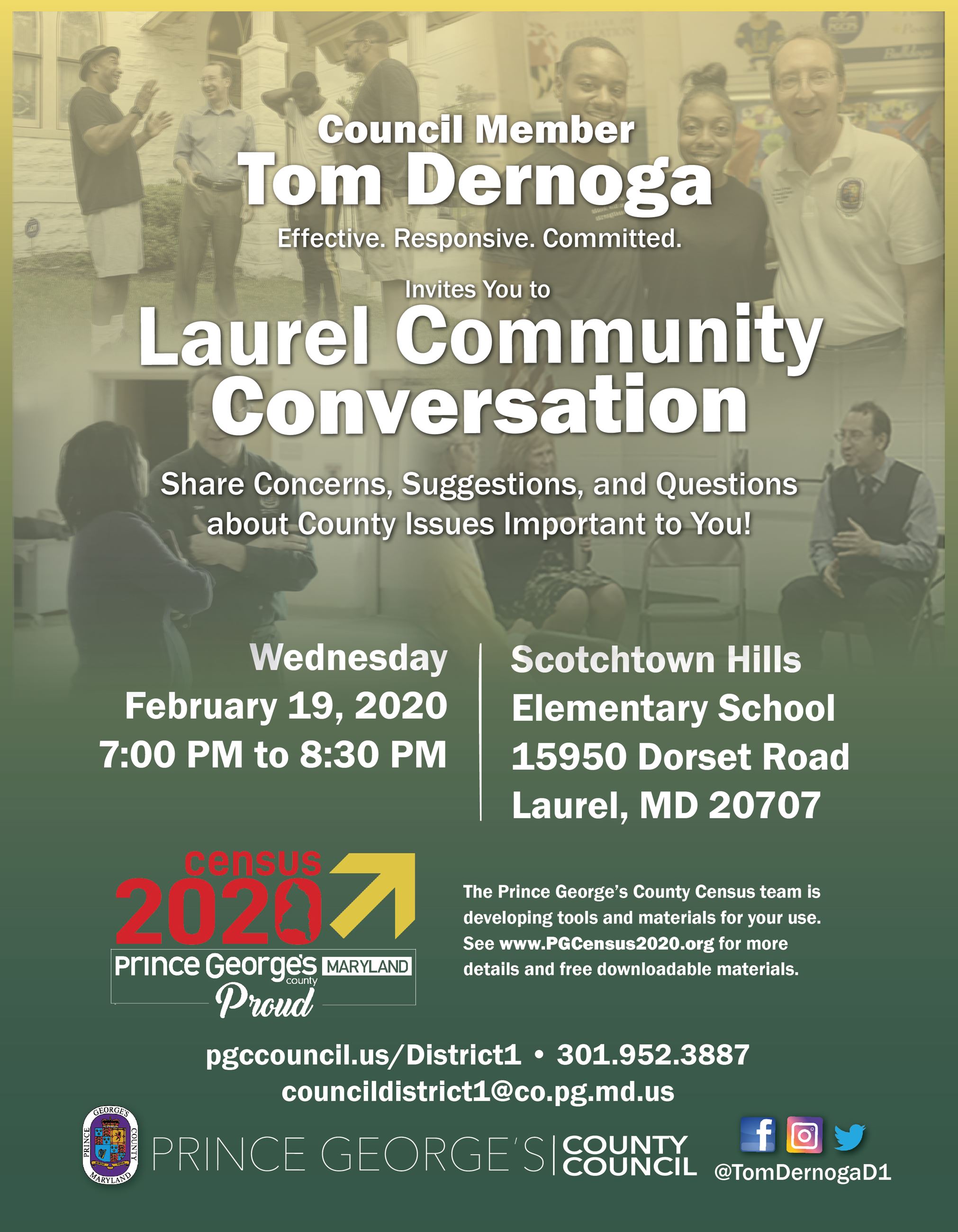 LaurelCommunityConvoFlyer(English)