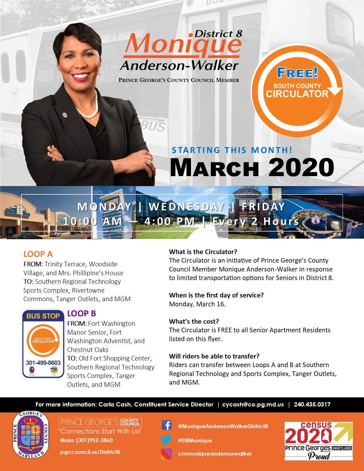 South County Circulator Flyer