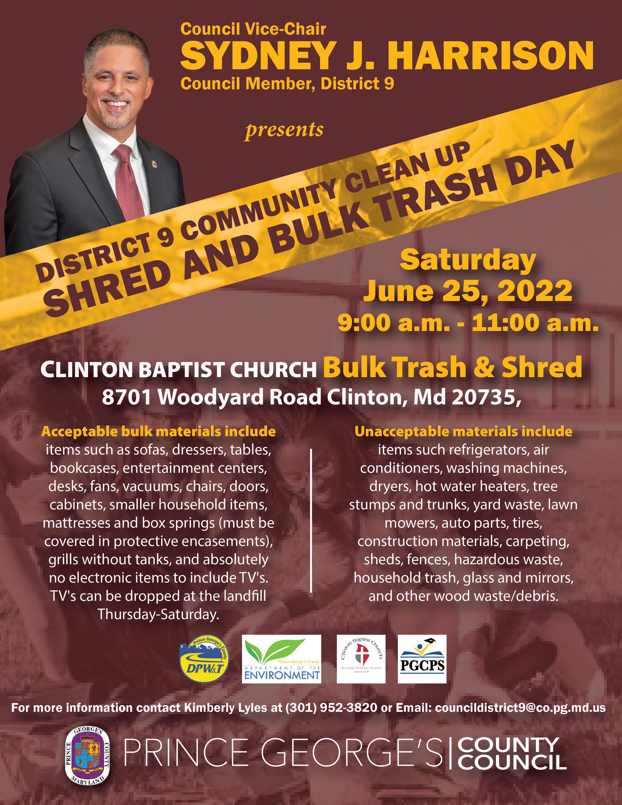 Harrison_District9ShredandBulkTrash_2022_ClintonBaptistChurch