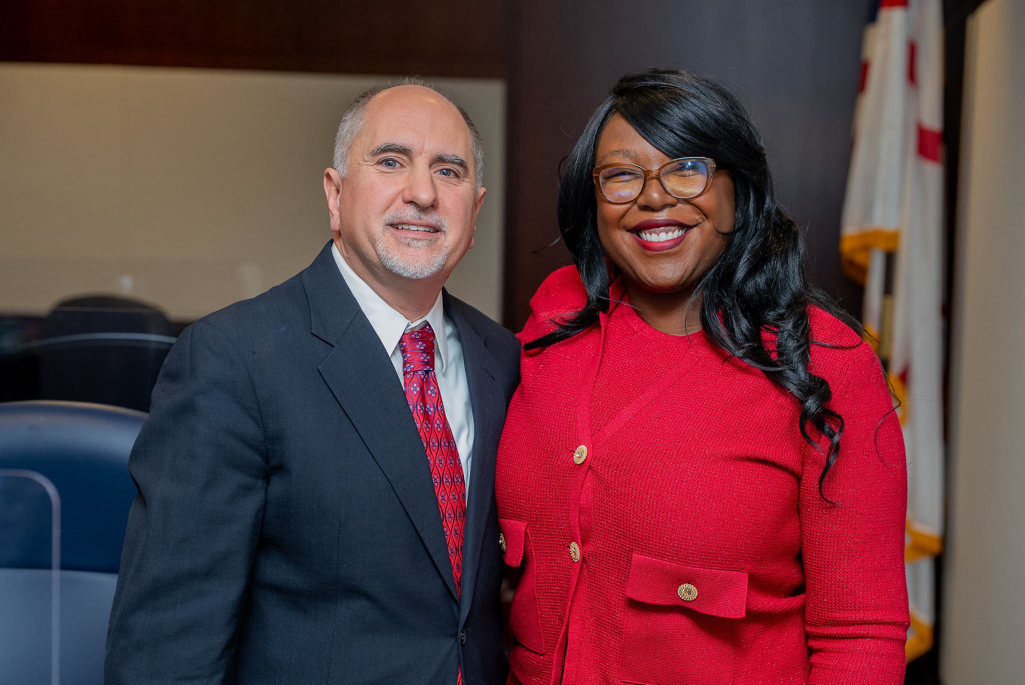 Chair Oriadha and VC Olson