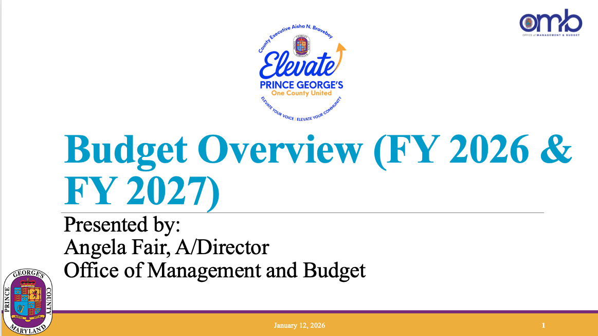 Cover Page - Budget Overview Presentation (FY 2026 & FY 2027)